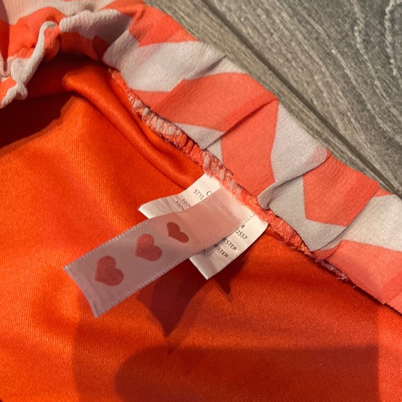 3 hearts asymmetrical chevron skirt. Size. M - Picture 3 of 4